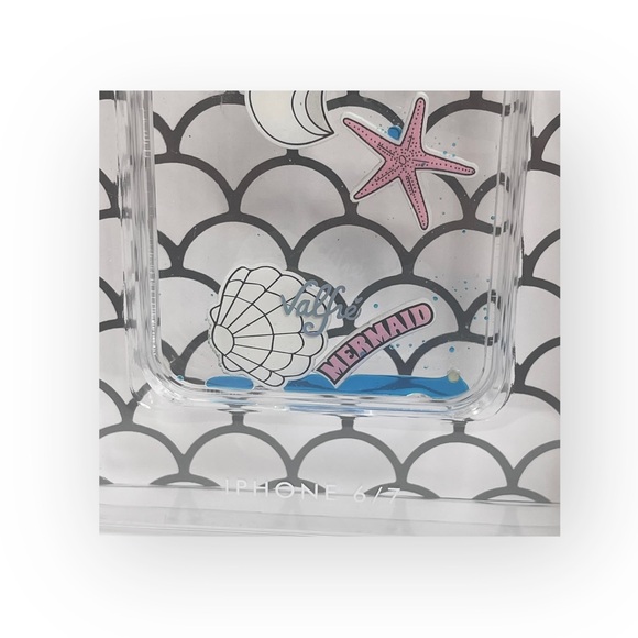 new Valfre  Clear Mermaid Phone Case with Ocean Charms  iPhone 6 7 8  Trendy - Picture 11 of 16